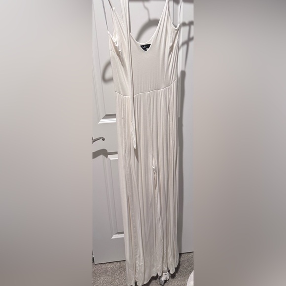 Lulus Pants - Lulu's Cream Jumpsuit